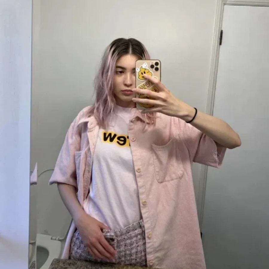 Áo Drew House Secert SS Pink Tee - Ảnh 4