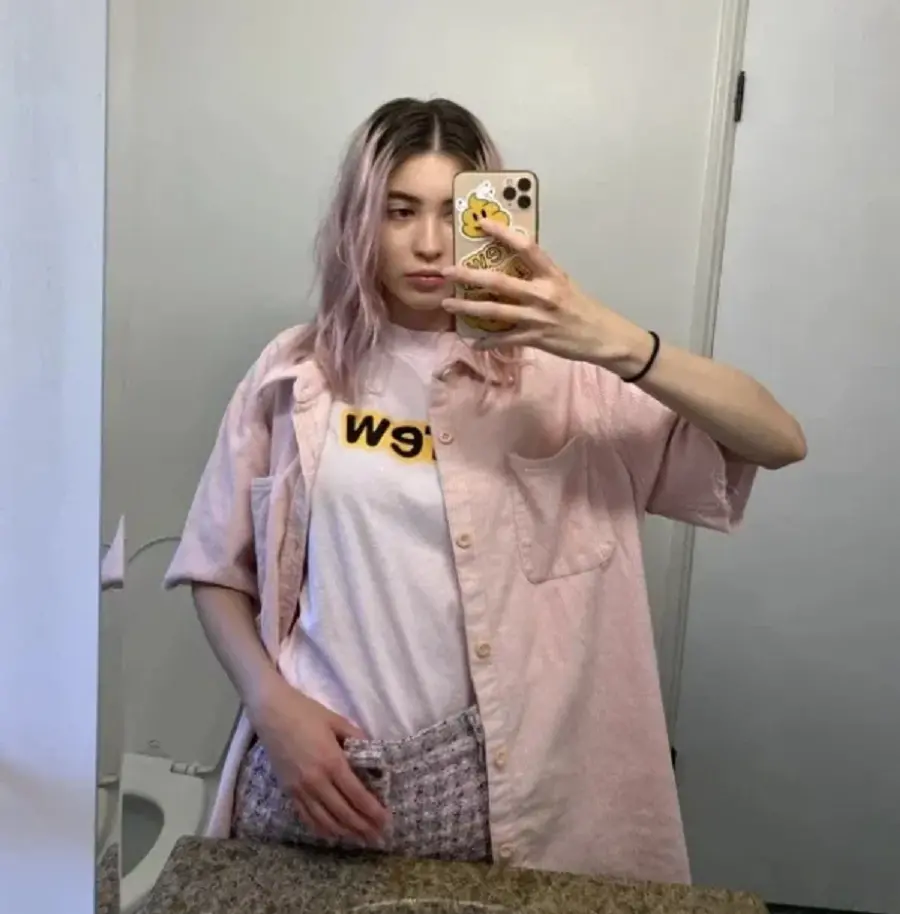 Áo Drew House Secret SS Tee Pink - Ảnh 3