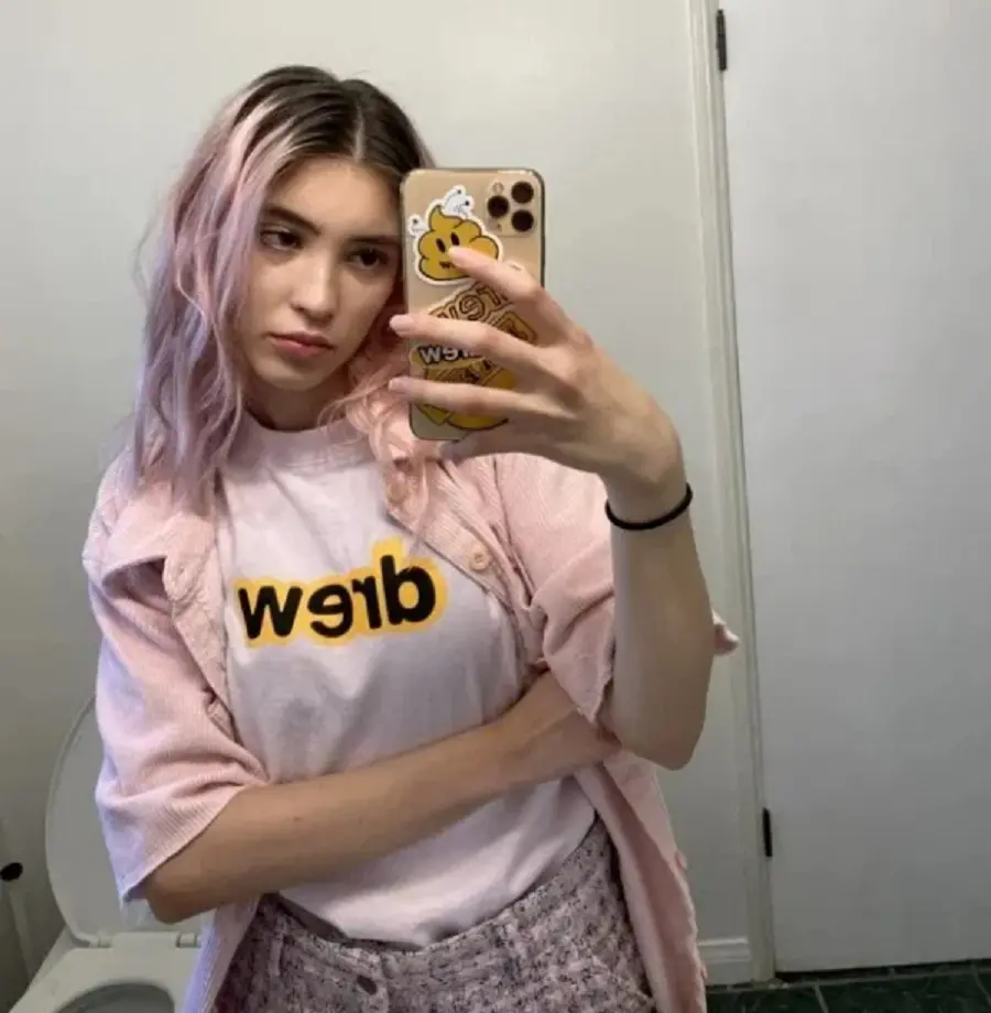 Áo Drew House Secret SS Tee Pink - Ảnh 4