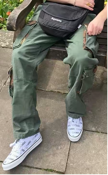 Giày Vans x Palace x CK1 Authentic Calvans 'True White' VN0A5FBDQLZ - Ảnh 3