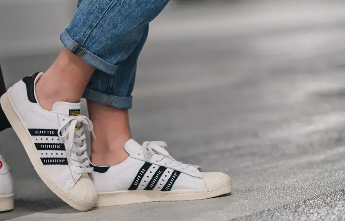 Giày Adidas Human Made x Superstar 'White Black' FY0728 - Ảnh 5