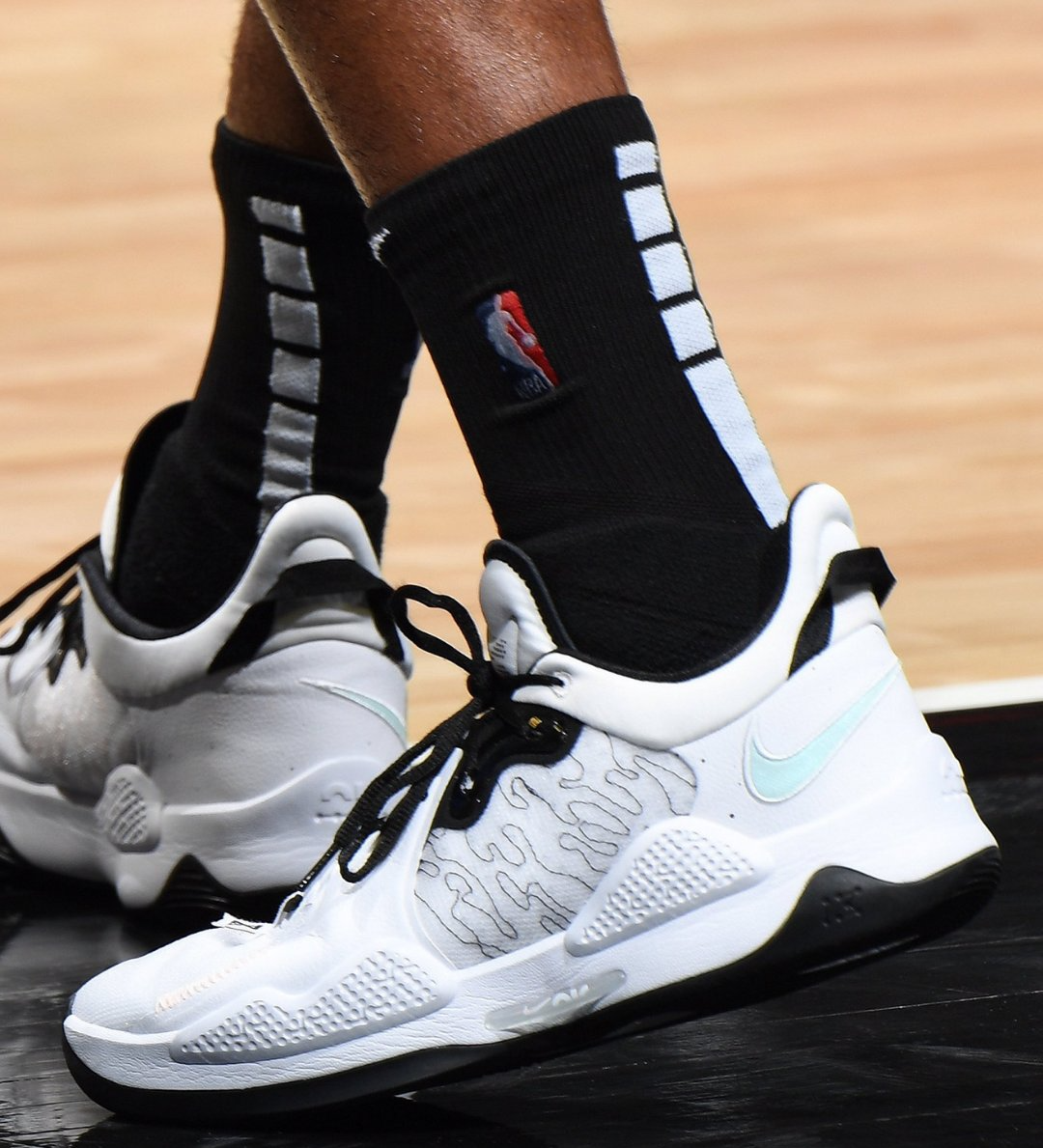 Giày Nike PG 5 'White Black' CW3143-100 - Ảnh 8