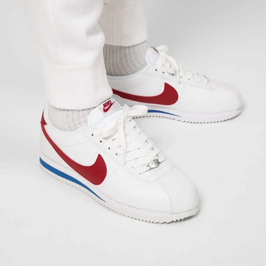 Giày Nike Cortez Basic 'Forrest Gump' 819719-103 - Ảnh 4