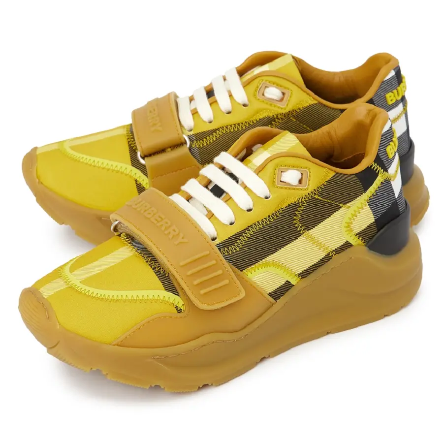 Alternative view of Giày Burberry Check Ramsey 'Yellow' 8055897
