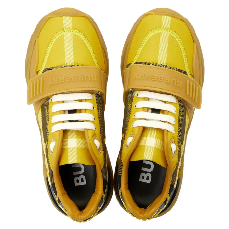 Giày Burberry Check Ramsey 'Yellow' 8055897 - Ảnh 4