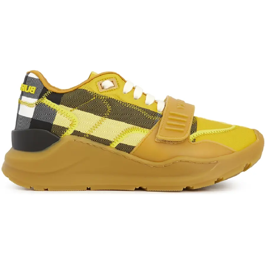 Giày Burberry Check Ramsey 'Yellow' 8055897