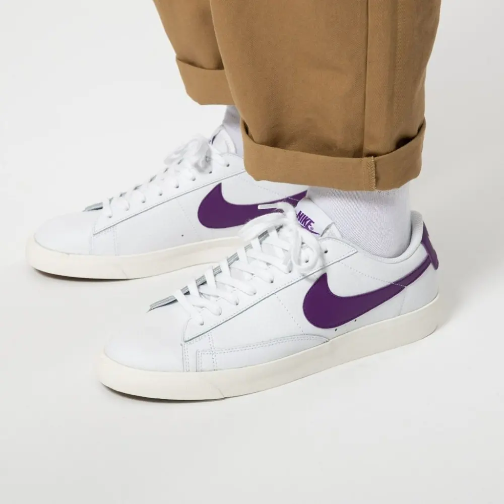 Giày Nike Blazer Low 'Voltage Purple' CI6377-103 - Ảnh 3