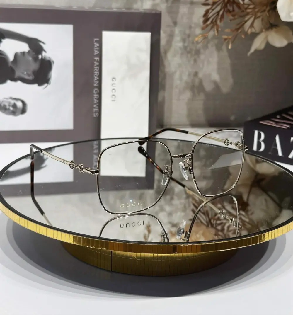 Kính Gucci Eyeglasses 'Gold' GG0883OA-003 - Ảnh 10