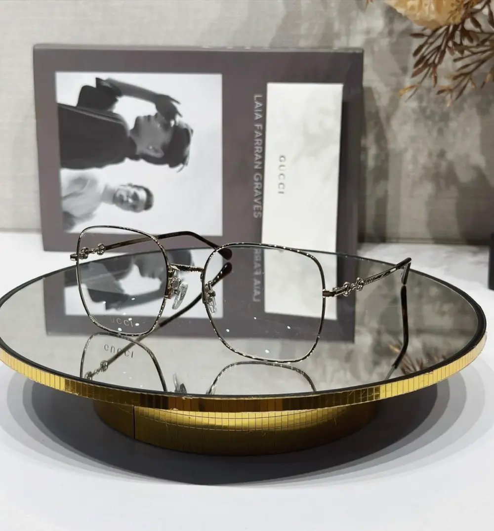 Kính Gucci Eyeglasses 'Gold' GG0883OA-003 - Ảnh 9
