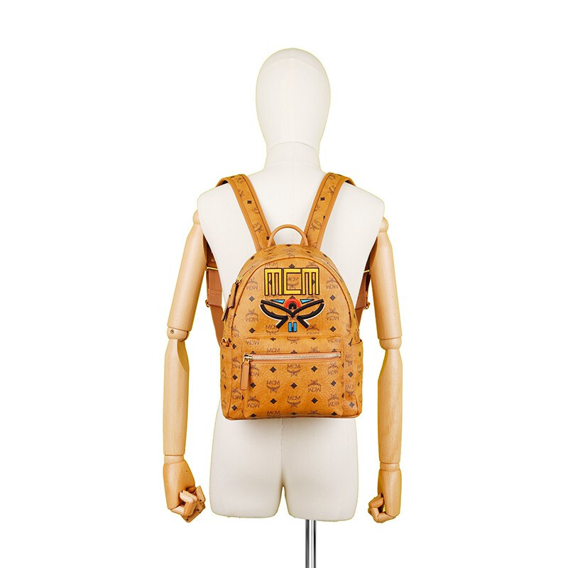 Balo MCM Stark Tribal Laurel 'Cognac' MMKBSVE19CO001 - Ảnh 2