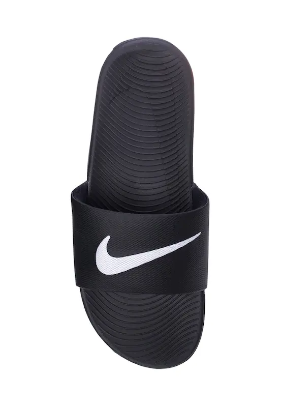 Alternative view of Dép Nike Kawa Slides 'Black White' 832646-010