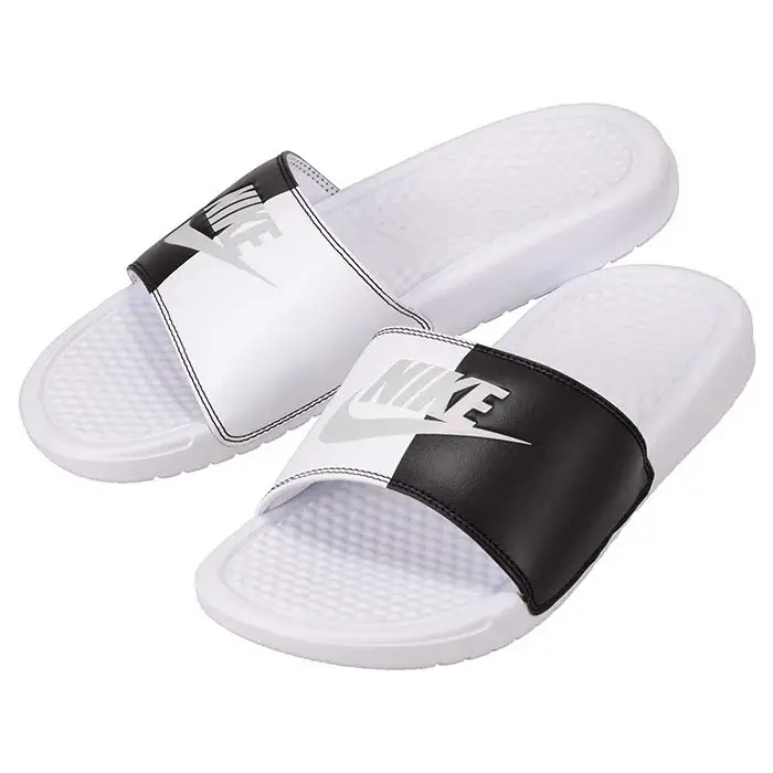 Dép Nike Benassi JDI LTD Black White Silver 343881-104 - Ảnh 3