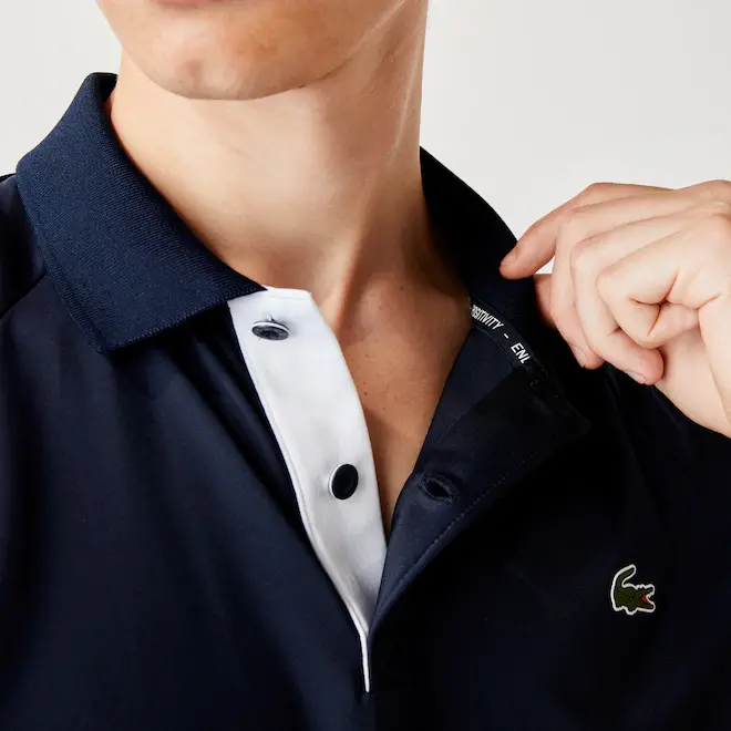 Áo Lacoste Novak Djokovic 'Navy' DH2245-00-525-GH4001-00-525 - Ảnh 4