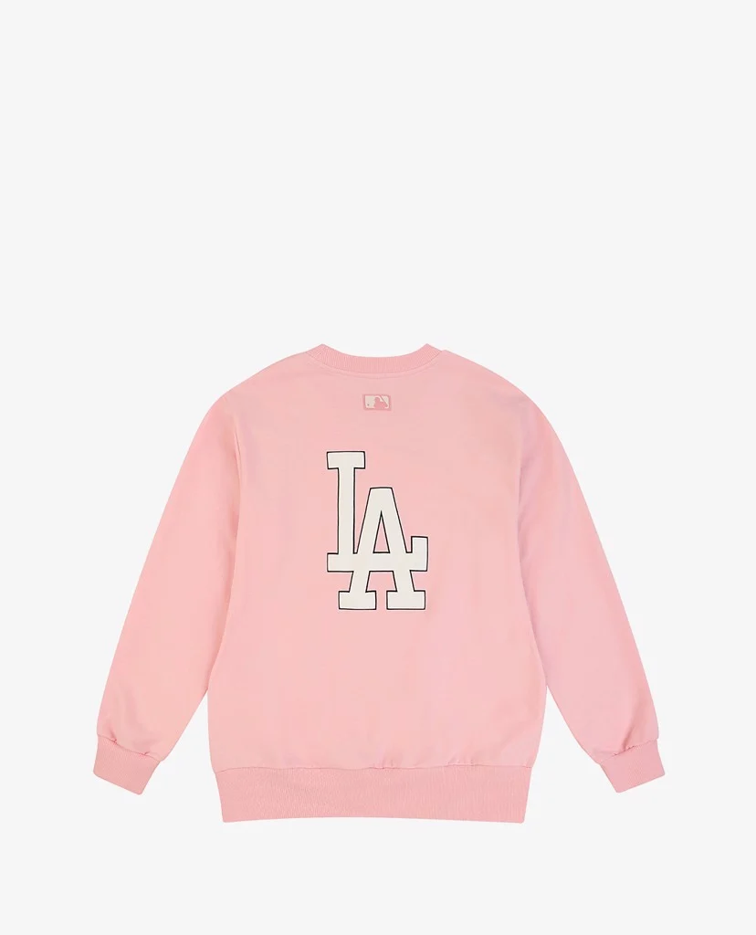 Áo MLB Sweater LA BigLogo Pink 31MT03011-07P - Ảnh 4