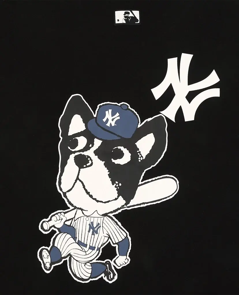 Alternative view of Áo MLB Bark Short Sleeve New York Yankees Black 31TSCM031-50L