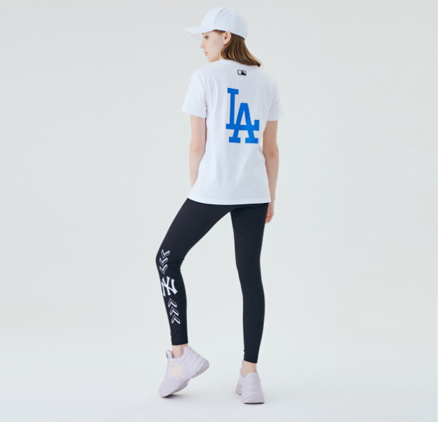 Áo MLB Basic Back Big Logo Short Sleeve LA Dodgers 31TS03131-07W - Ảnh 3