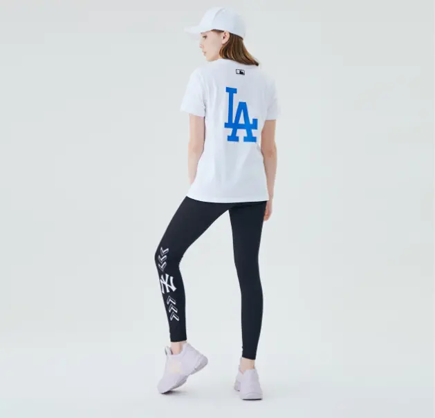 Áo MLB Basic Back Big Logo Short Sleeve LA Dodgers 31TS03131-07W - Ảnh 3