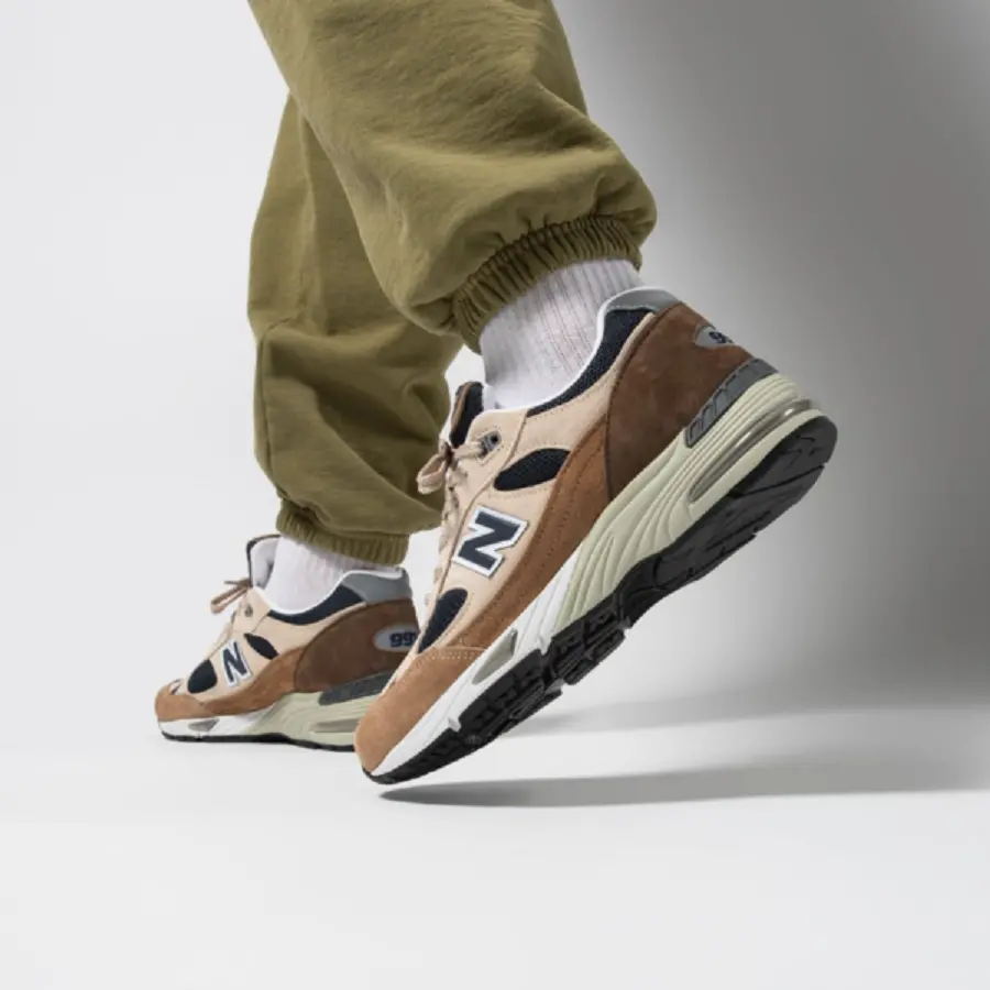 Giày New Balance 991 Made In England ‘Cappucino’ M991SBN - Ảnh 4