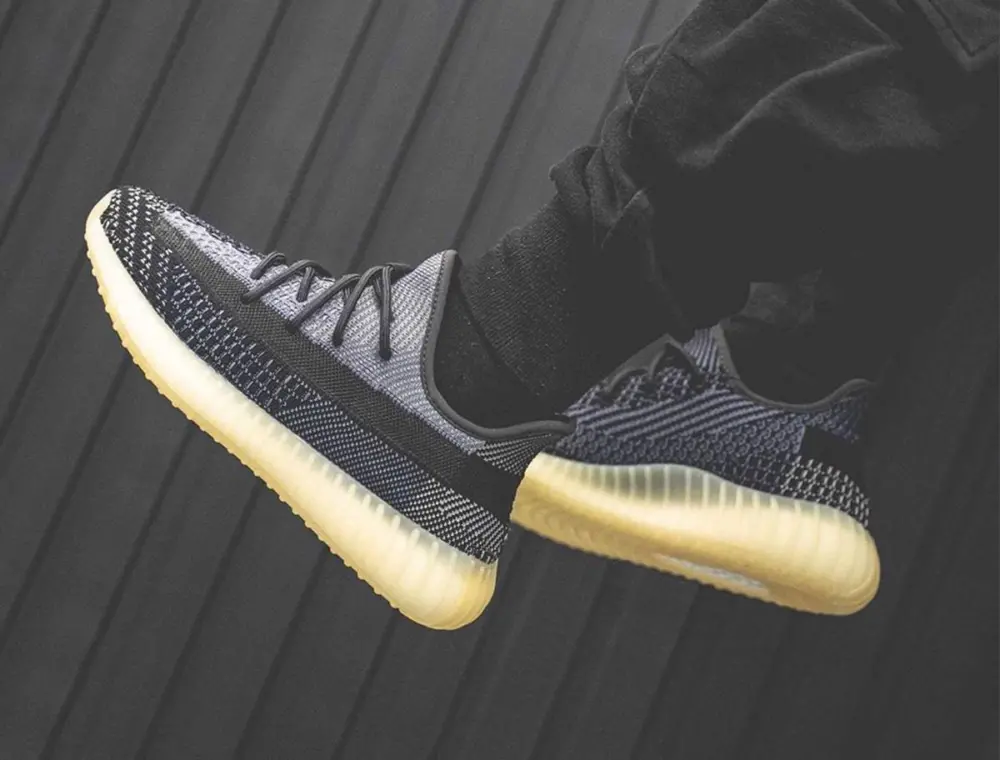 Giày Adidas Yeezy Boost 350 V2 'Carbon' FZ5000 - Ảnh 4