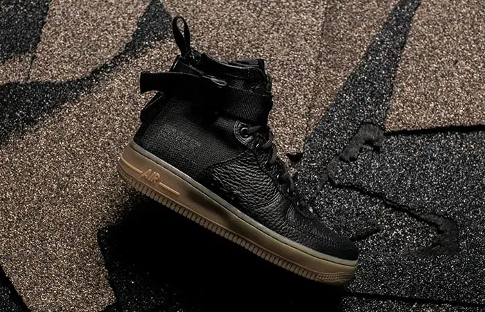 Giày Nike SF Air Force 1 Mid 'Black Gum' AA3966-002 - Ảnh 9