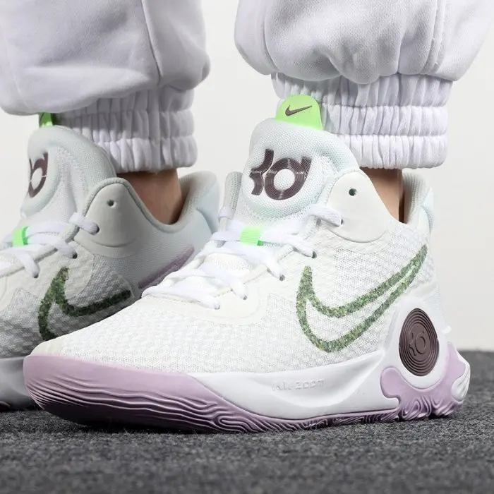 Giày Nike KD Trey 5 IX 'White Light Purple' DJ6922-100 - Ảnh 3