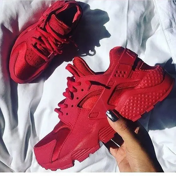 Alternative view of Giày Nike Air Huarache 'Triple Red' 318429-660