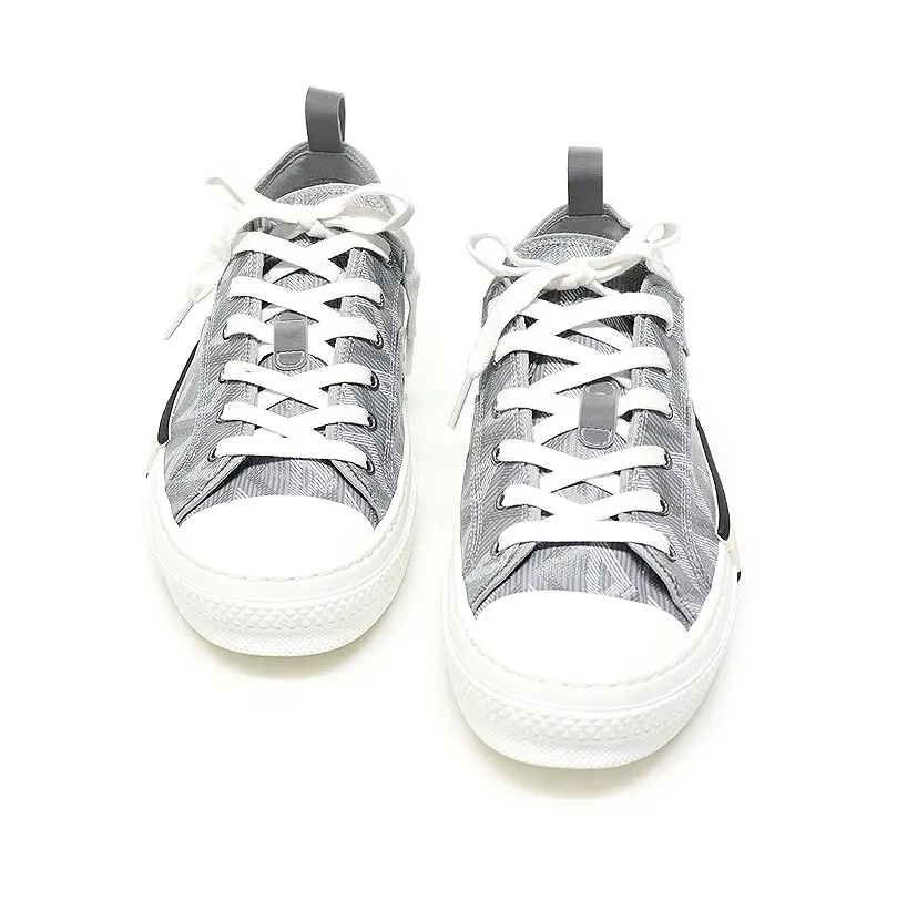 Giày Dior B23 Low Top Gray CD Diamond 3SN249ZPP-H868 - Ảnh 3