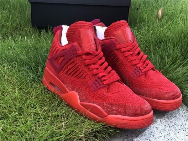 Giày Nike Air Jordan 4 Flyknit 'University Red' AQ3559-600 - Ảnh 4