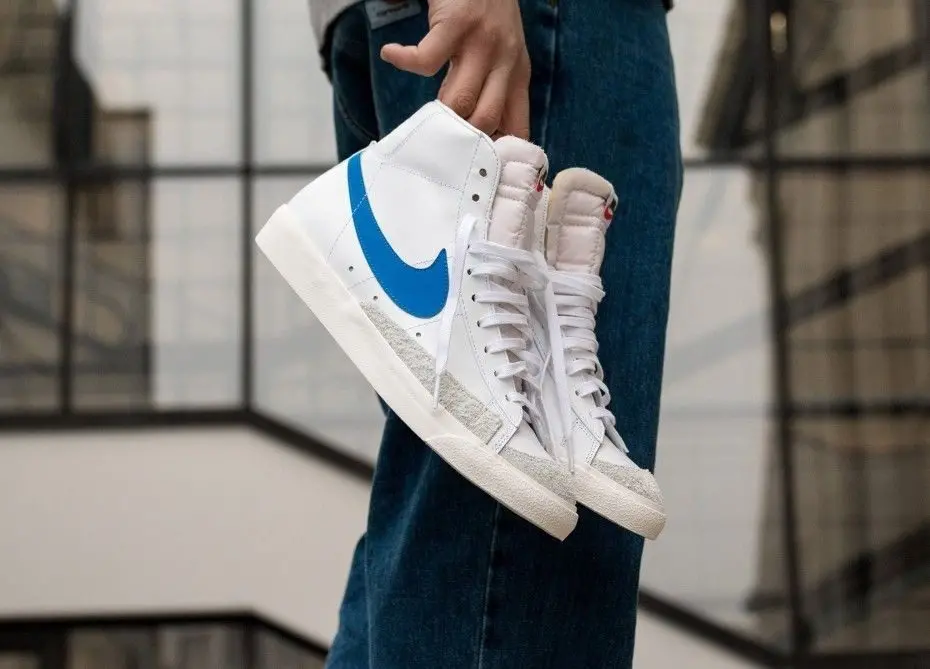 Giày Nike Blazer Mid '77 Vintage 'Pacific Blue' BQ6806-400 - Ảnh 3