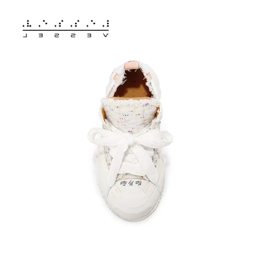Giày xVESSEL G.O.P. 2.0 MARSHMALLOW Lows 'White Tweed' - Ảnh 6
