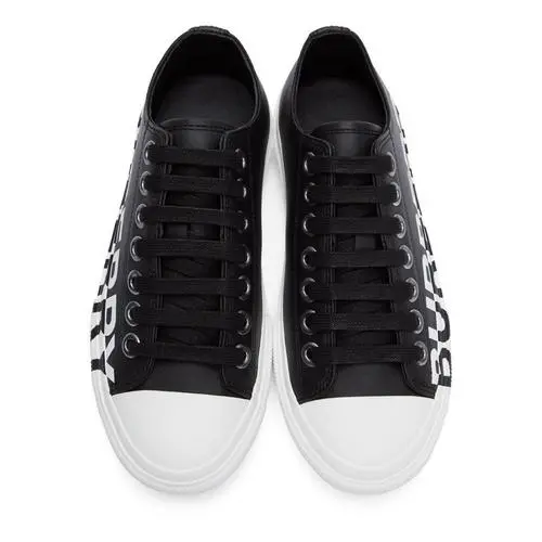 Giày Burberry Two-Tone Leather Sneakers 8019326 - Ảnh 4