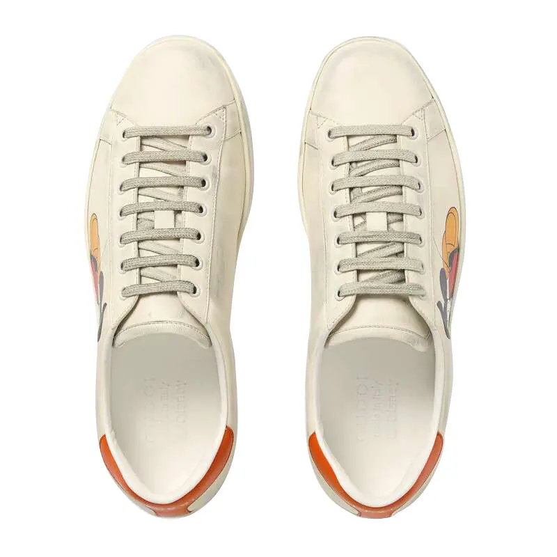 Giày Disney x Gucci Ace Low 'Mickey Mouse Ivory' 60369-AYO70-9591 - Ảnh 4