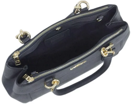 Túi Coach Mini Brook Carryall Tote Bag 'Black' F25395 - Ảnh 2