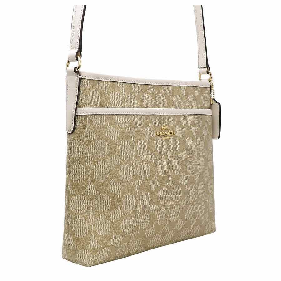 Túi Coach Signature File Crossbody Bag 'Light Khaki' F29210 IMDQC - Ảnh 3