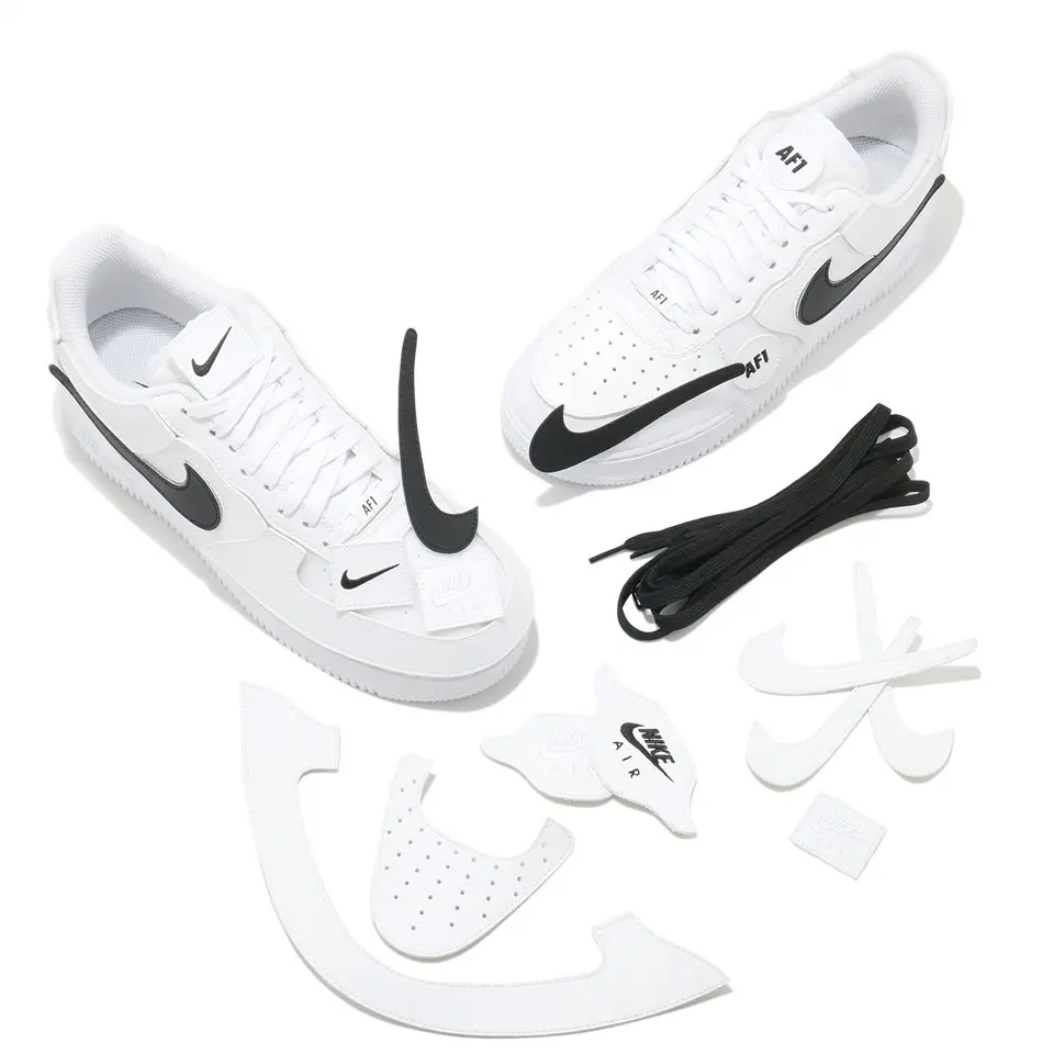 Giày Nike Air Force 1/1 'White Black' CV1758-100 - Ảnh 5