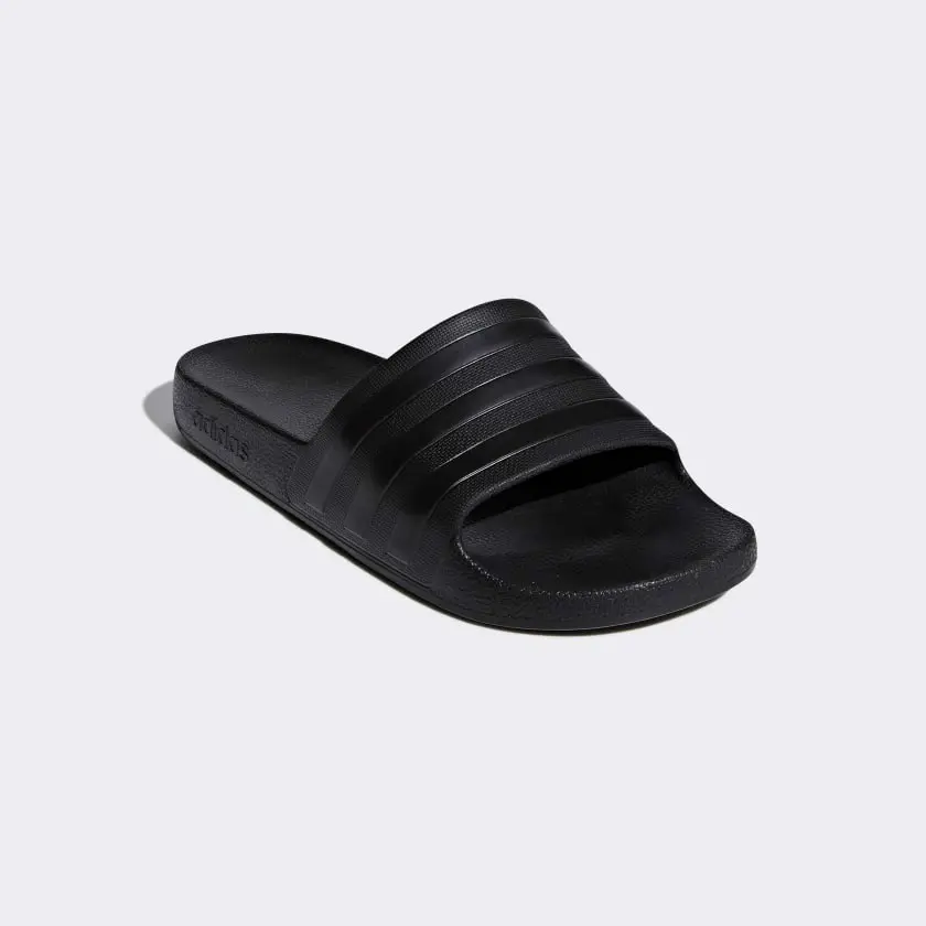 Dép Adidas Adilette Core Black Aqua Slides F35550 - Ảnh 3
