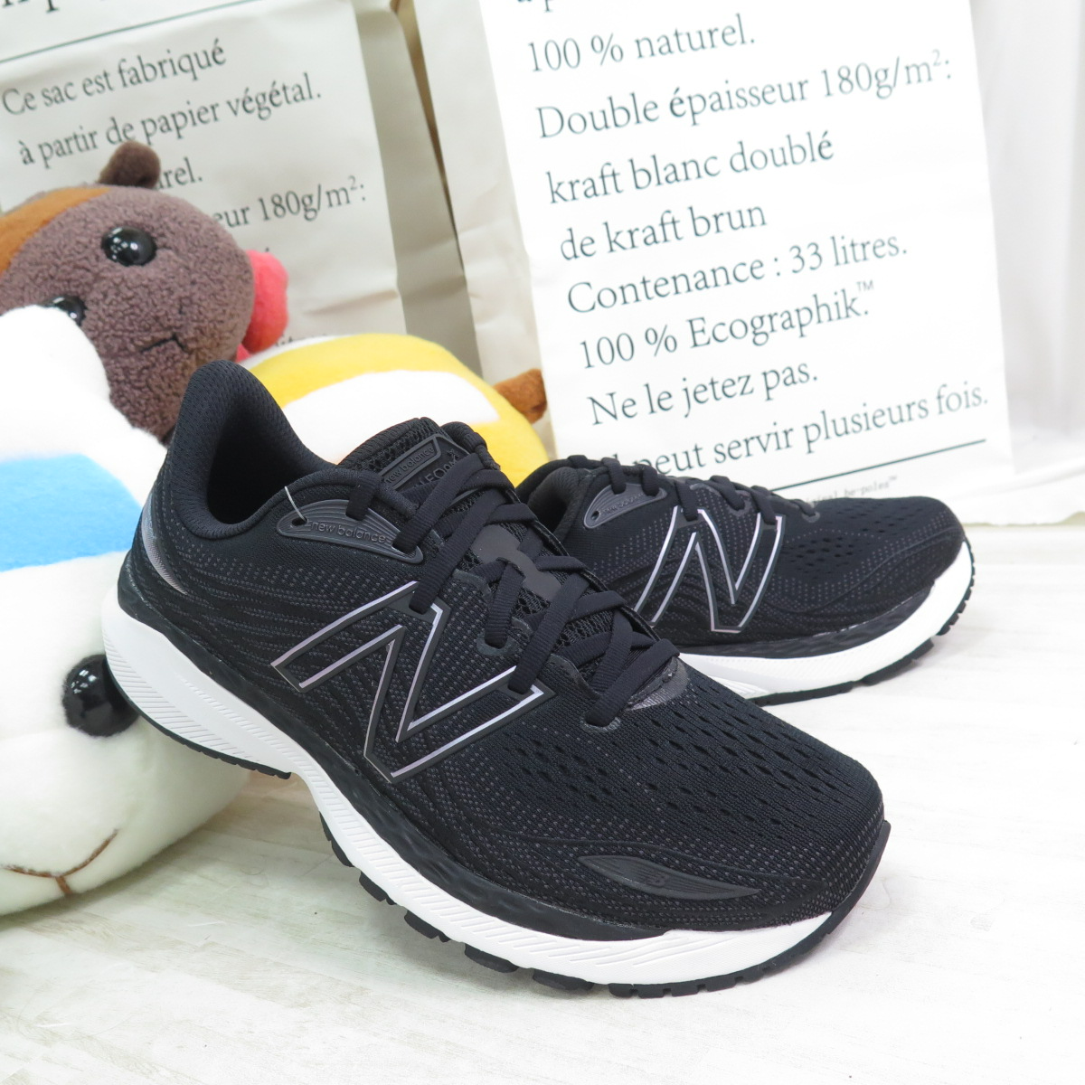 Giày New Balance Fresh Foam X 860v12 'Black White' M860M12 - Ảnh 2