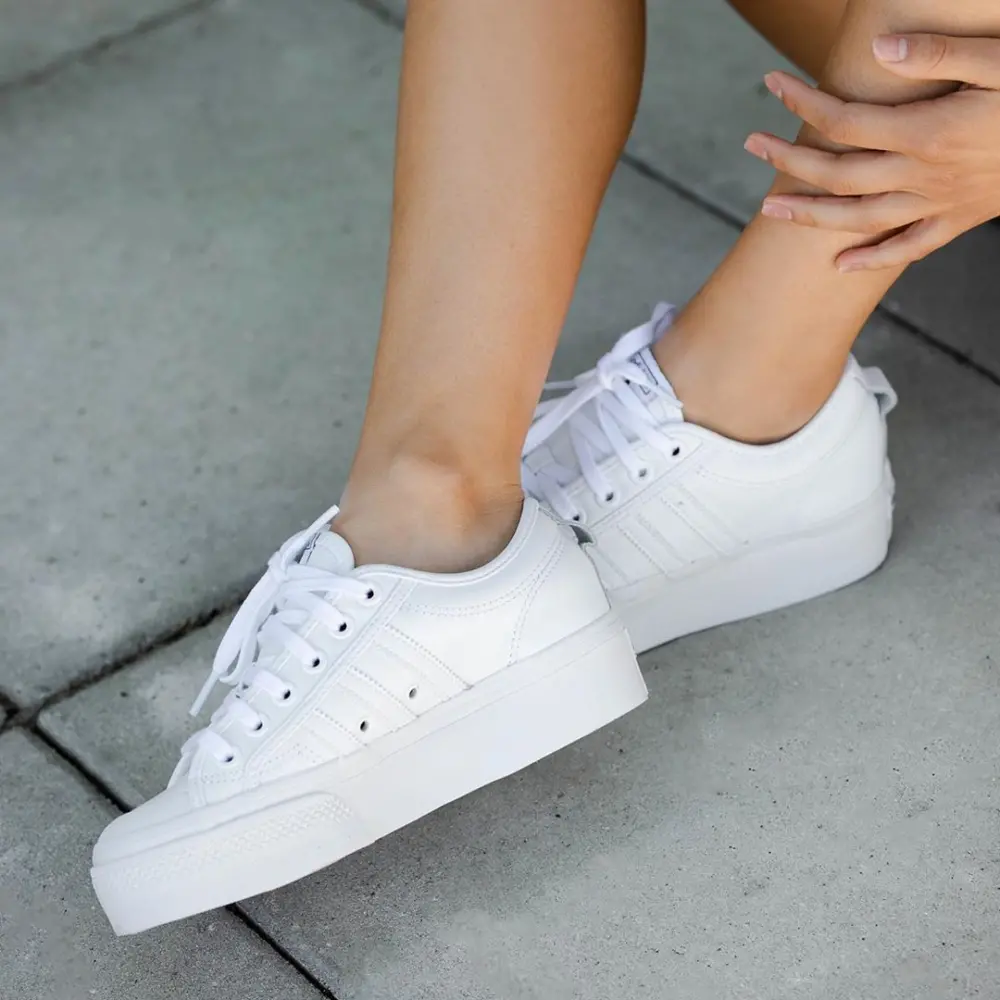 Giày Adidas Wmns Nizza Platform 'Triple White' FV5322 - Ảnh 4