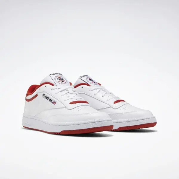 Alternative view of Giày Reebok Club C 85 35th Anniversary Shoes 'Red White' FX3371