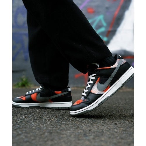 Giày Nike Dunk Low 'Black Graffiti Red' DM0108-001 - Ảnh 4