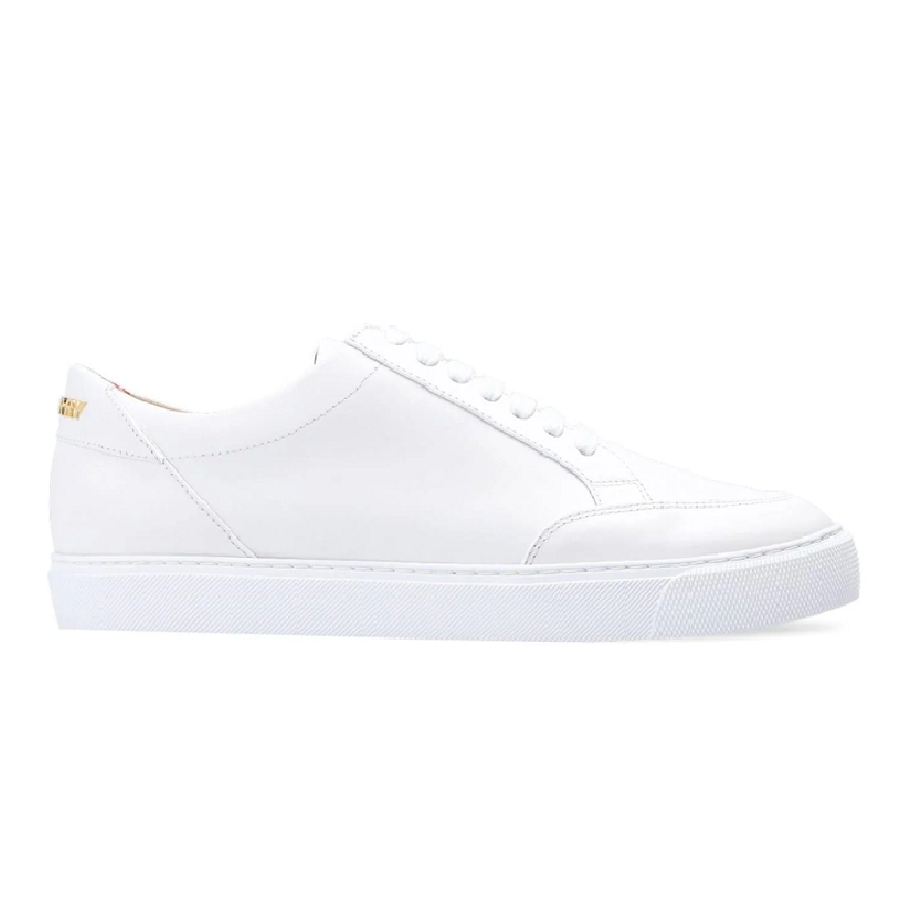 Giày Burberry Logo Detail Leather 'White' 80432101