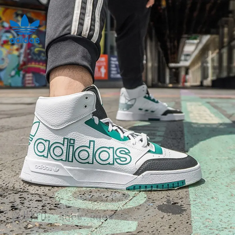 Giày Adidas Drop Step High 'White Hazy Green' FZ0226 - Ảnh 3