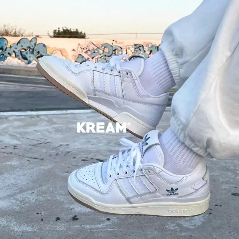 Alternative view of Giày Adidas Forum 84 Low ADV Shoes Cloud 'White Blue Bird' H04903