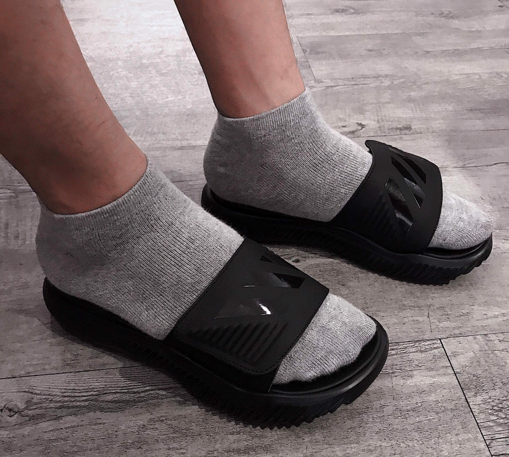 Dép Adidas Alphabounce Slide 'Black' B41720 - Ảnh 5