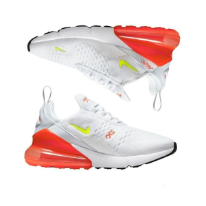 Alternative view of Giày Nike Air Max 270 'White Bright Crimson' AH6789-114