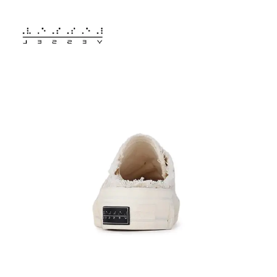 Giày xVESSEL G.O.P. Slip On 'White Tweed' - Ảnh 9