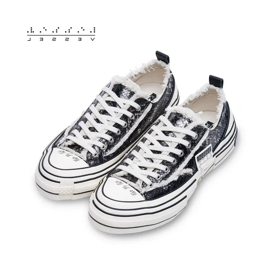 Alternative view of Giày xVESSEL G.O.P. Lows 'Python Pattern Black'
