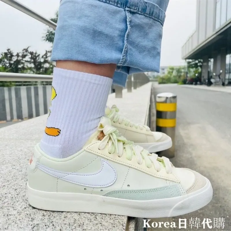 Giày Nike Wmns Blazer Low 77 'Green Ivory' DM7186-011 - Ảnh 6