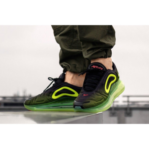 Alternative view of Giày Nike Air Max 720 GS 'Black Volt' AQ3196-005