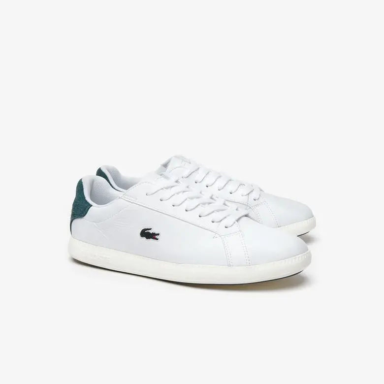Alternative view of Giày Lacoste Leather Synthetic 'White Dark Green' 738SFA0017-1R5